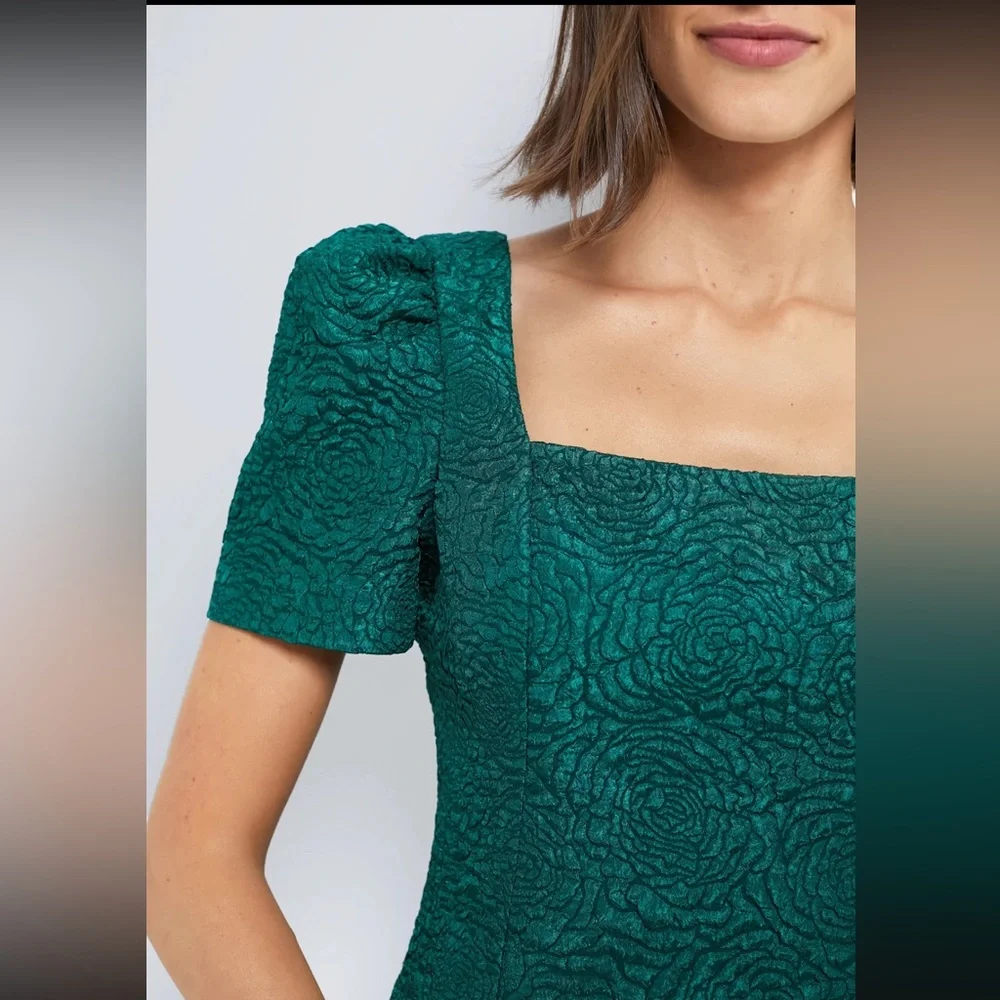 Tuckernuck Hyacinth House Emerald green Juliana mini dress NWT - Picture 5 of 6